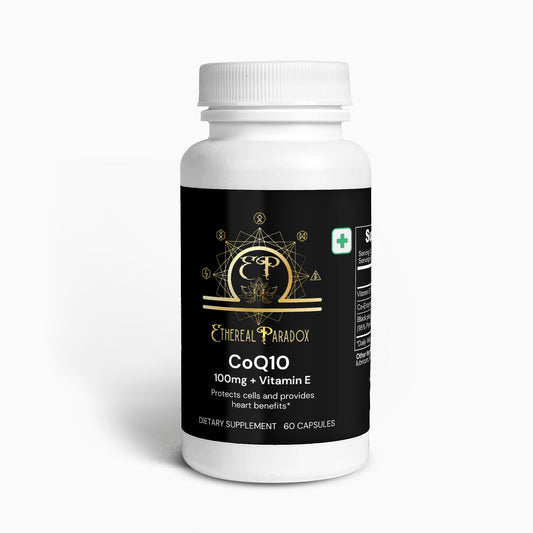 Non-GMO CoQ10 100 mg Plus Vitamin E