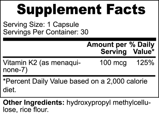 Vitamin K2 (Non-GMO)
