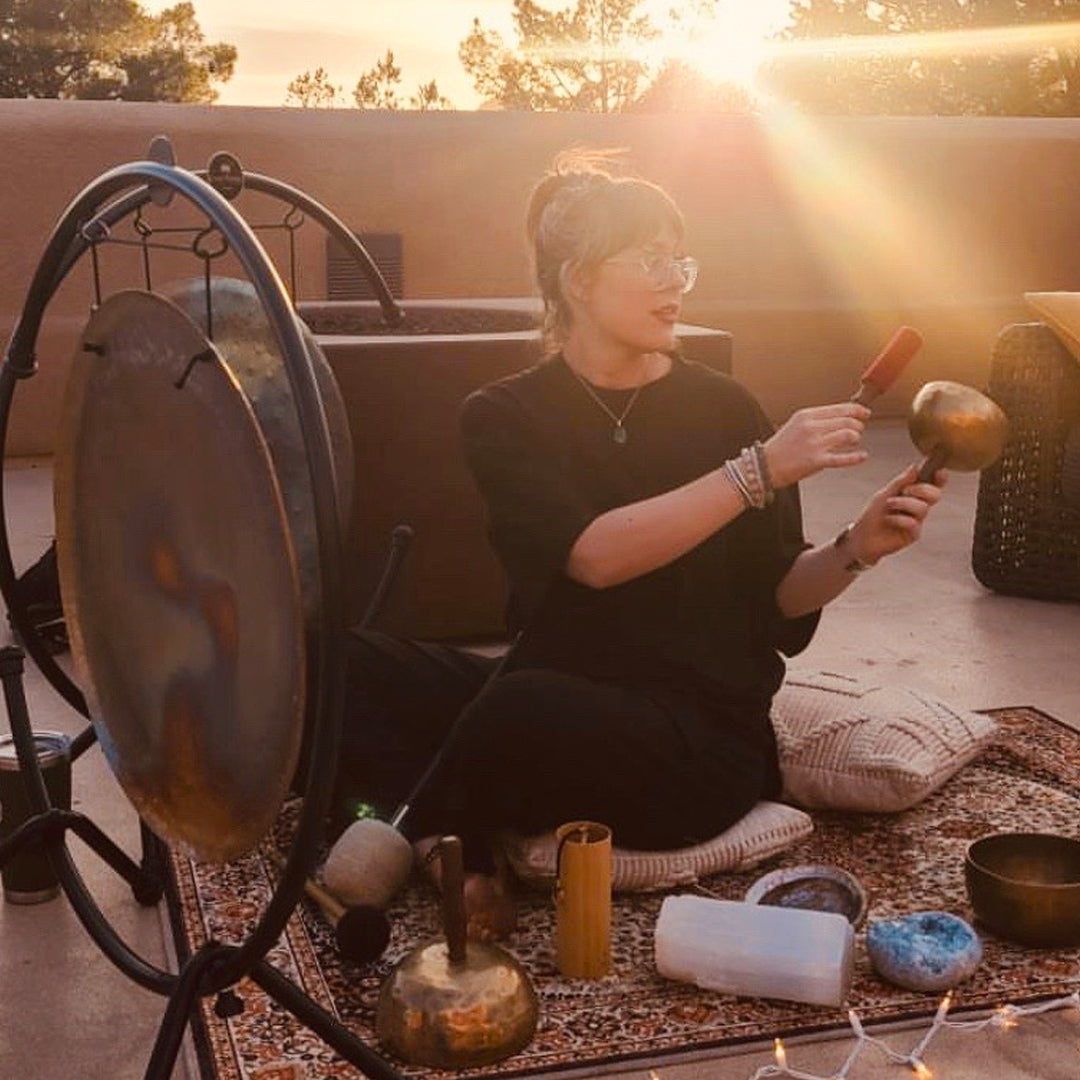 Sound Healing using Kat Lyons High Desert Gongs